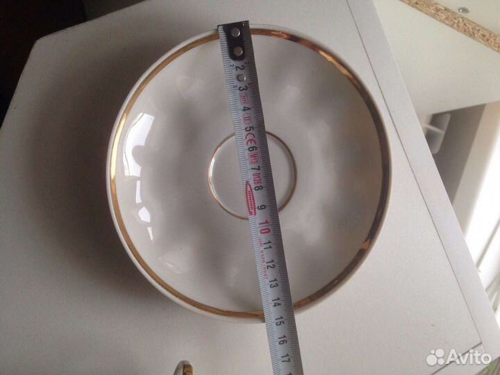 Чайные чашки с блюдцами лфз