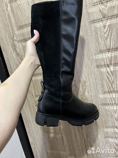 Сапоги зимние натуральная кожа