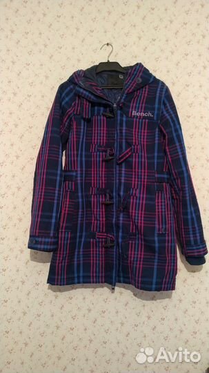 Куртка зимняя в клетку L Британия