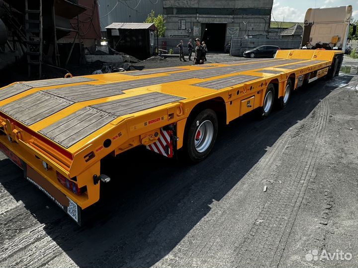 Полуприцеп трал (тяжеловоз) Berger 9853-0000050-05, 2023