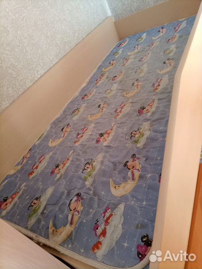 Двухъярусная кровать с диваном+шкаф
