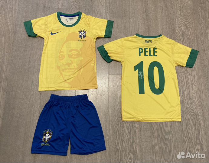 Футбольная форма Пеле Бразилия