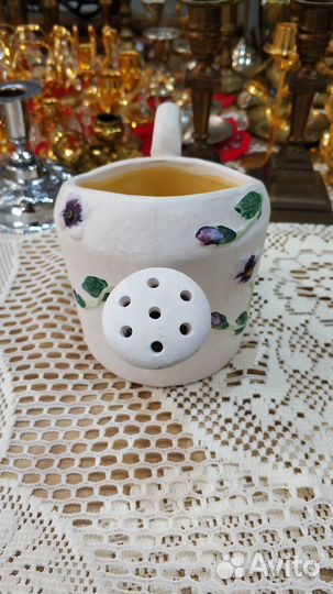 Винтаж лейка для цветов керамика Германия