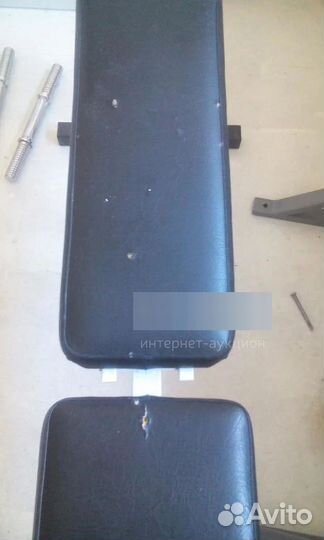 Тренажер (штанга, стойки, лавка) б/у