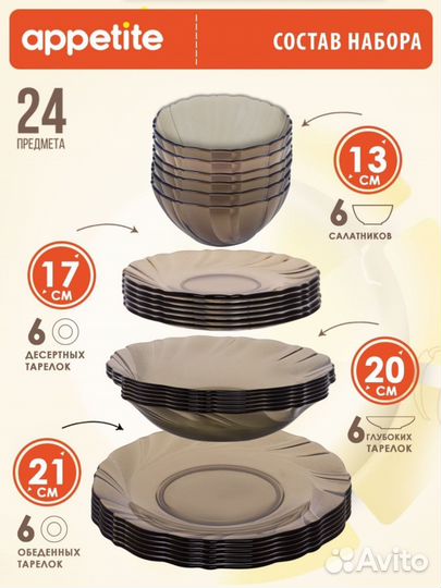 Набор столовой посуды