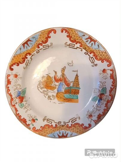 Антикварные тарелки 2 шт