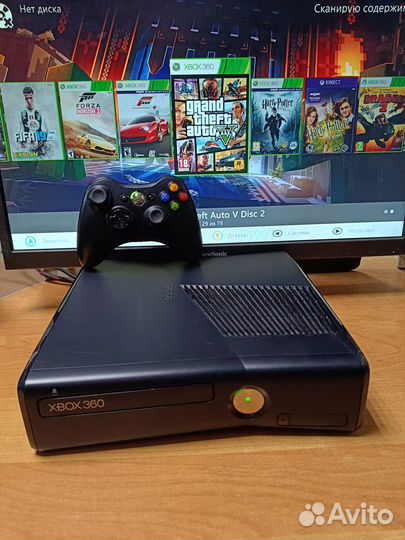 Xbox 360S 500Gb FreeBoot 79 Игр Джой