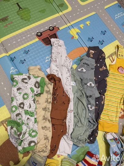 Пакет вещей для малыша от 0 до 6 месяцев