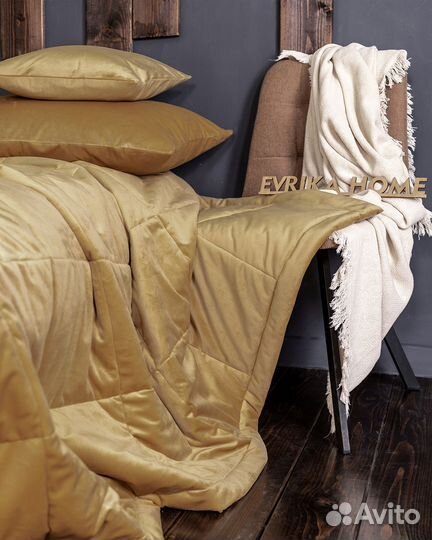 Покрывало беллиссимо крем-брюле новое плед