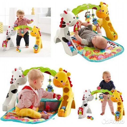 Игровой центр 3 в 1 Fisher Price Растем вместе