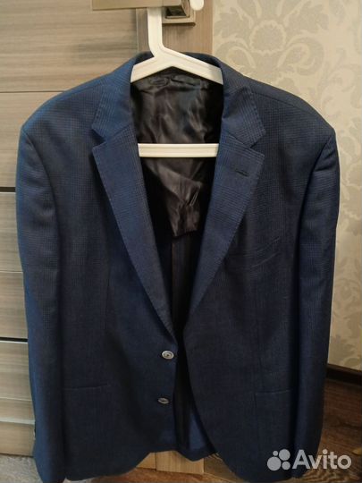 Пиджак мужской синий