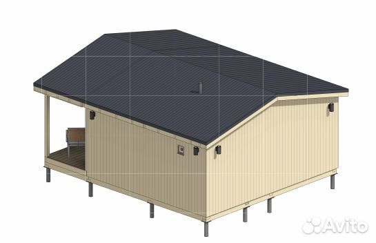 Баня каркасно - модульная