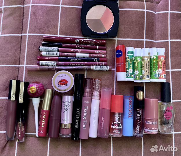 Корейская косметика для губ, тинты, пакетом