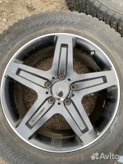 Диски с резиной r 19 на Mercedes G63 ML