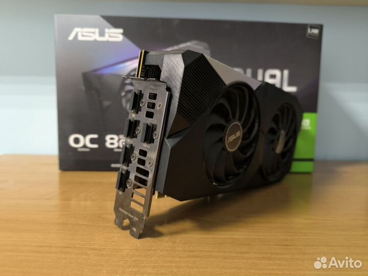 Видеокарта asus Dual GeForce RTX 3060 Ti V2 OC