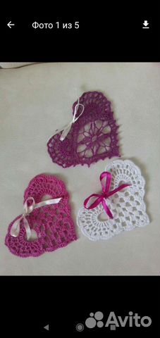 Сердечки валентинки