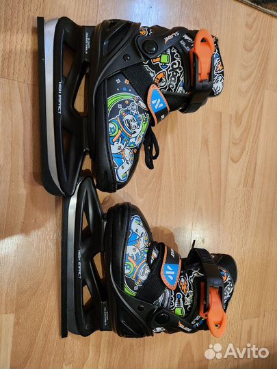 Коньки детские раздвижные 29-31