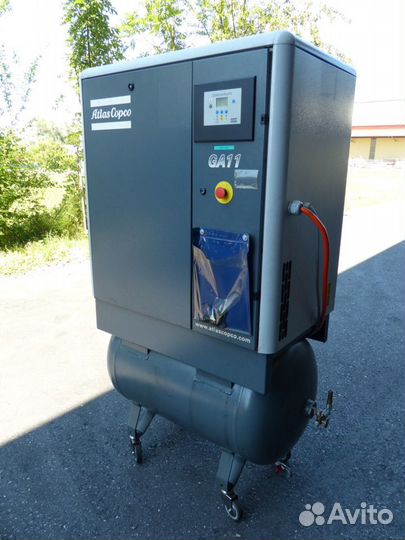 Компрессор Atlas Copco GA11 на ресивере