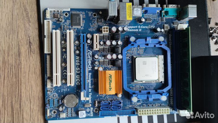 Amd athlon ii x2 220 + мать + оперативка 2гб