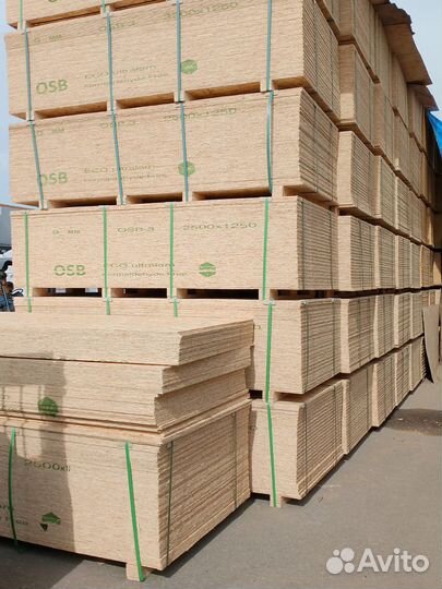 Осб плита 1250x2500x9 мм