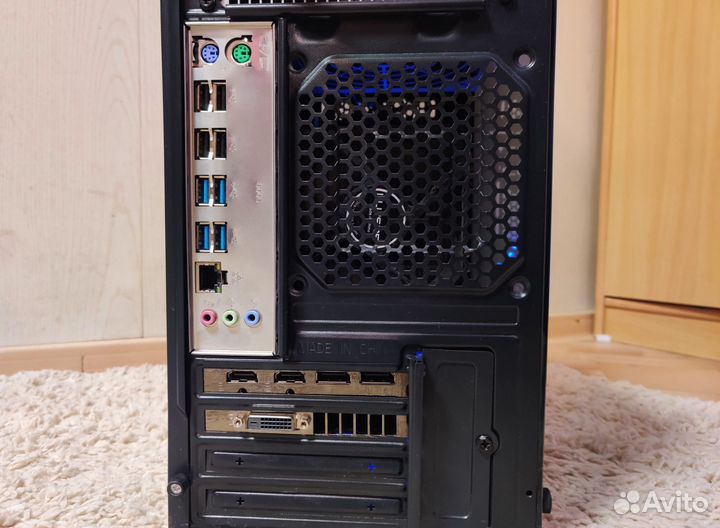 Игровой пк Intel 6/12ядер/DDR4 16Gb/RX 470