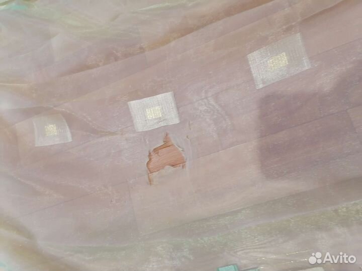 Тюль на дачу 3шт