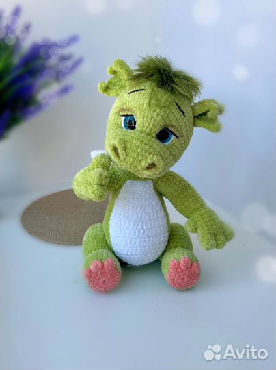 Вязанные игрушки ручной работы, заяц, мишка, змея