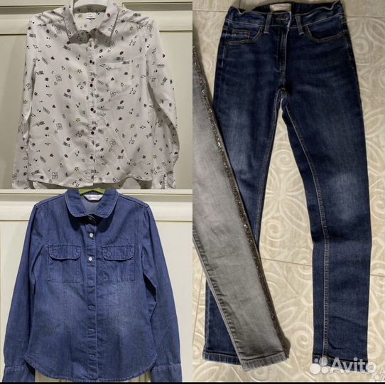 Пакет вещей на девочку 140-146