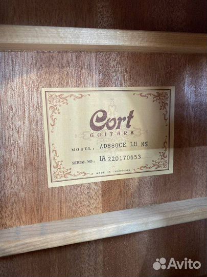 Гитара электроакустическая леворукая