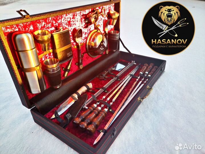 Подарочный шашлычный набор 