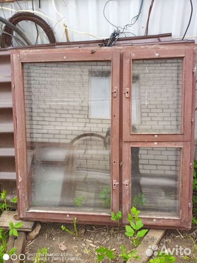 Окно деревянное