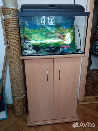 Аквариум с тумбой бу