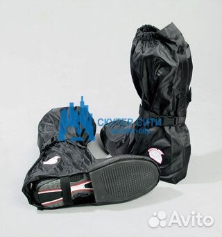 Мотобахилы дождевые Water Orchid черные р-р 37-41