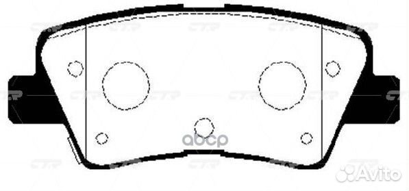 Колодки тормозные GK0499/ckkh45 GK0499 CTR