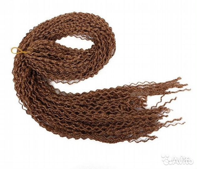 Африканские косички Зизи коричневые