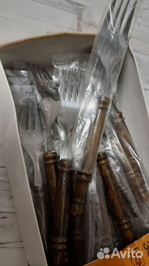 Набор столовых приборов новый