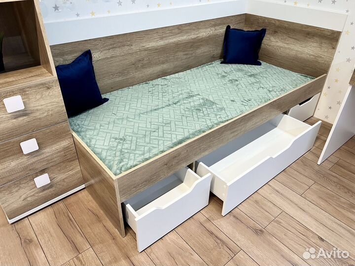 Детская кровать угловая 90х200