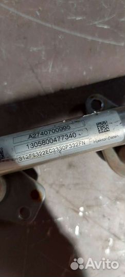 Топливная Рампа на Mercedes w204