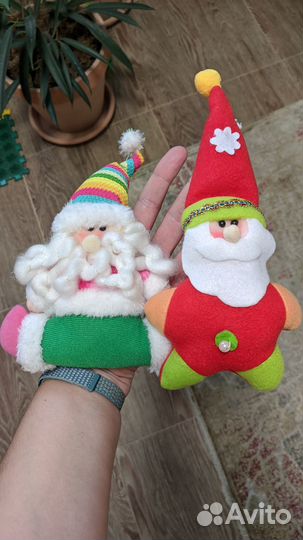 Комплект текстильных ёлочных игрушек