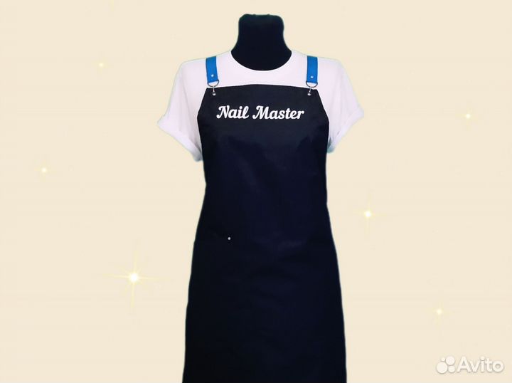 Фартук для мастера маникюра с логотипом