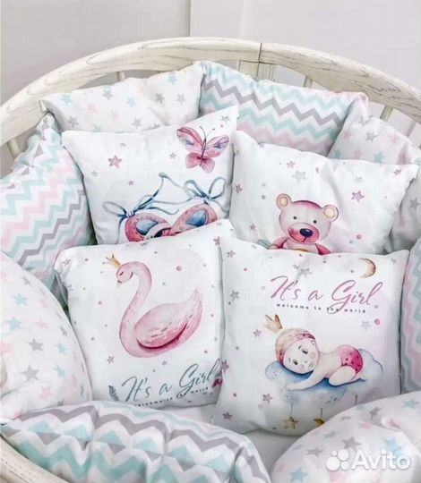 Бортики в кроватку