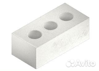 Кирпич силикатный Белый полуторный