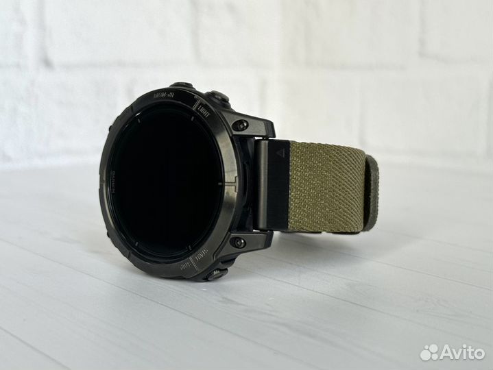 Нейлоновый Quickfit ремешок Garmin 22/26: зеленый