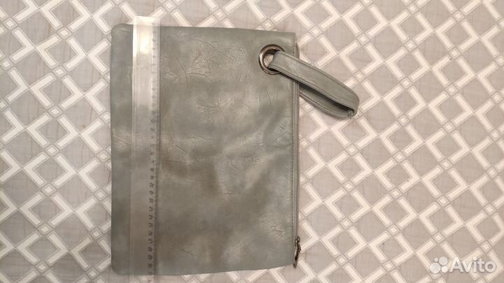 Клатч женский серый