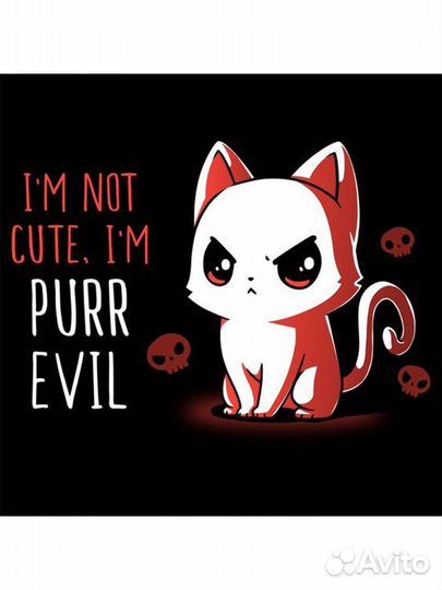 Картина по номерам котик злой