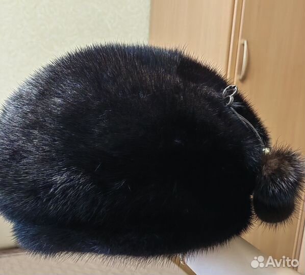 Берет женский норковый