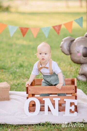 Цифра 1 на годик