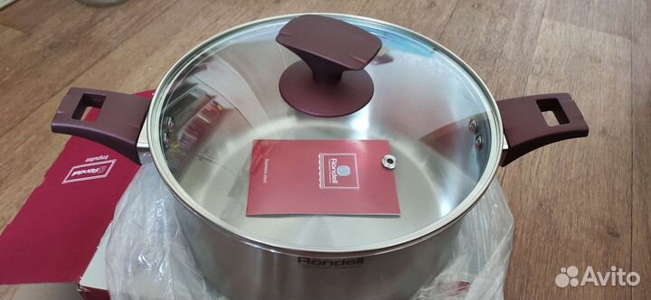 Новая Кастрюля. Rondell из нержавейки 5л