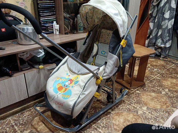 Санки коляска nika kids