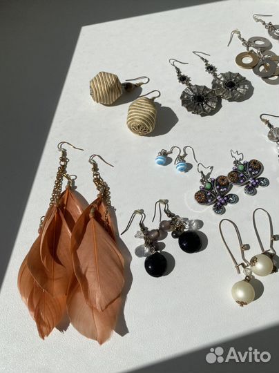 Бижутерия серьги, брошка